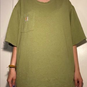 Men’s Original Fit Pocket Cahartt Green T-shirt